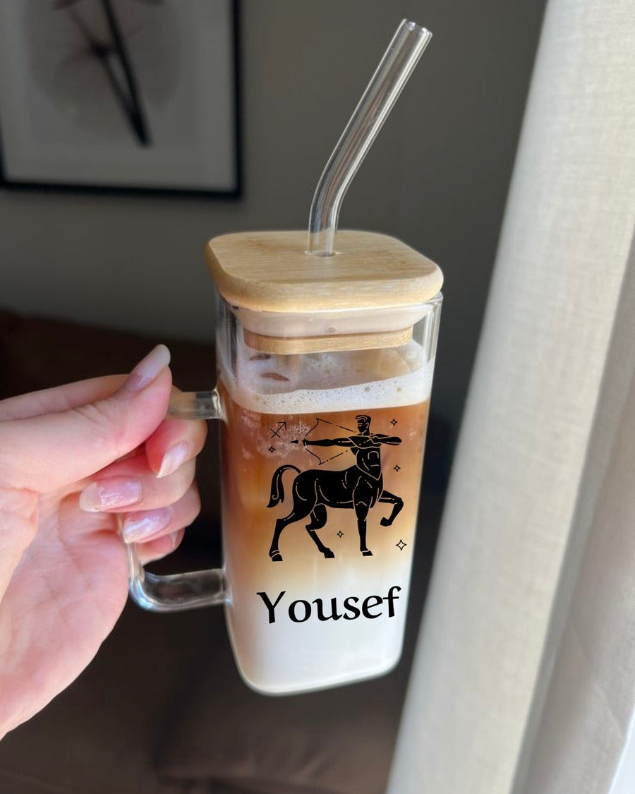 mug the name with the zodiac sign.