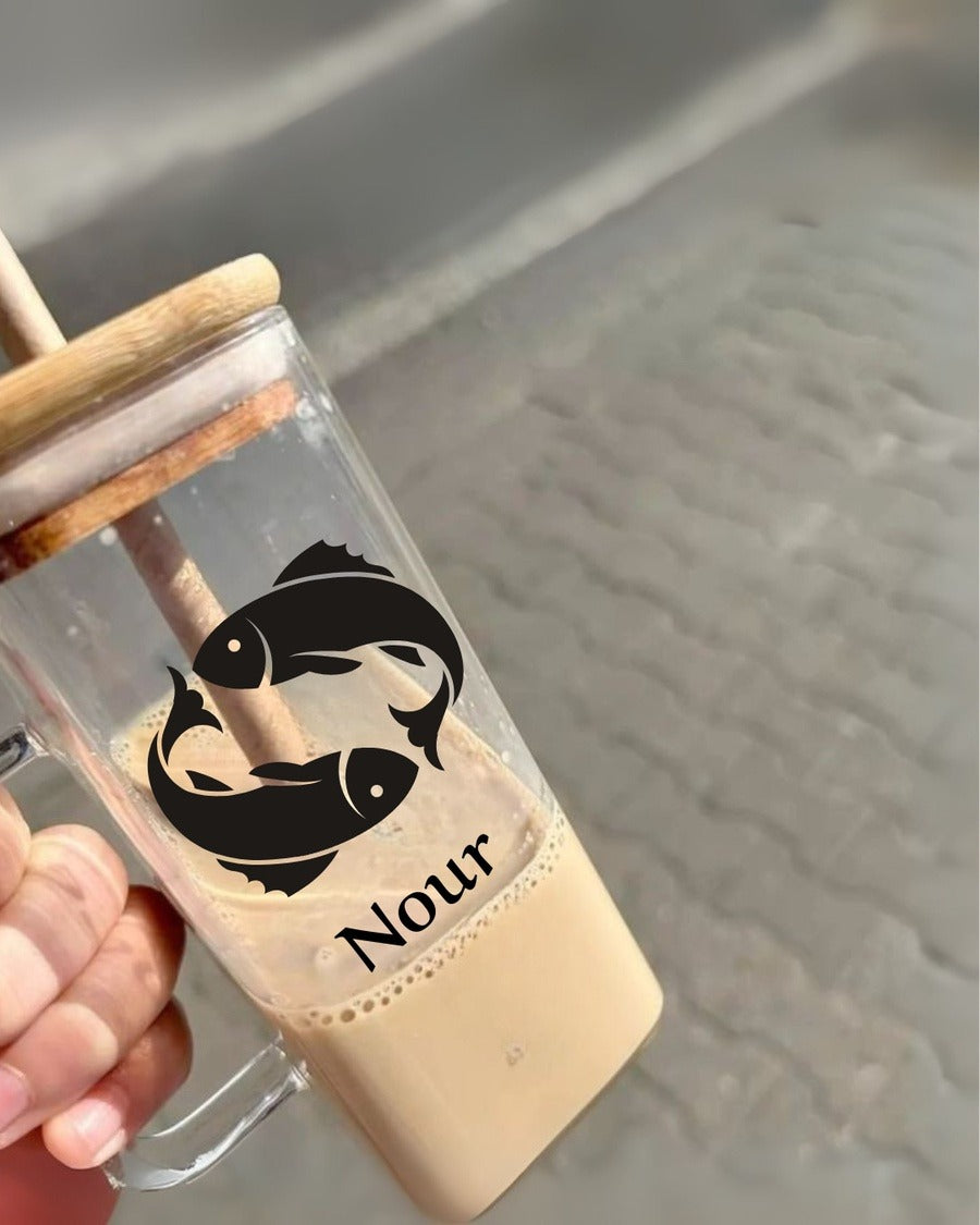 mug the name with the zodiac sign.